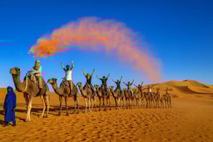 Из Марракеша: частная 3-дневная поездка в Мерзугу и роскошный лагерь