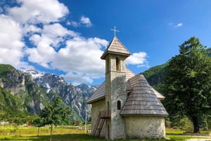 From Tirana Shkoder: Theth, Blue Eye & Grunas Waterfall Tour