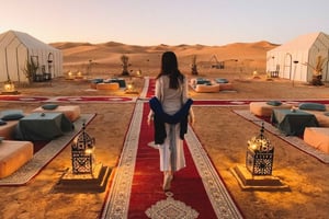 Marrakech: 3-Daagse Lux Desert Camp Tour met Quad & Kamelenrit