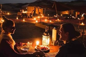 Marrakech: Agafay Desert Sunset, Camel Ride, and Dinner Show
