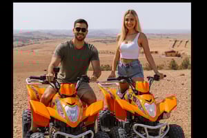 Marraquexe: almoço, moto-quatro no deserto, passeio de camelo e piscina