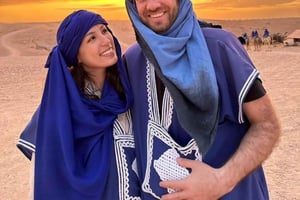 Marrakesh: Agafay Desert Sunset, Camel Ride, and Dinner Show