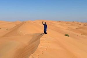Mascate: safari nel deserto alle Wahiba Sands e sand bashing al tramonto