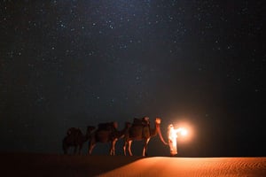 Катар: Ночное сафари по пустыне| Поездка на верблюде| Пляж Внутреннего Моря