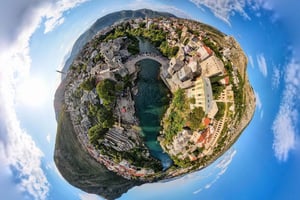 Sarajevo: Tagestour nach Mostar mit Klettersteig