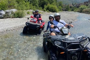 2.30 時間のゴール デル アルカンタラのガイド付き四輪バイク ツアー