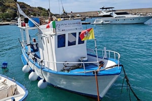 Cefalù: boottocht met vissen, kusttour en lunch aan boord met de vangst
