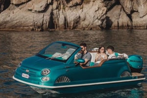 Cefalù w 500 Boat: ekskluzywna wycieczka z aperitifem na pokładzie