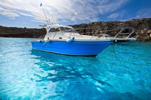 Favignana: passeio partilhado de barco com almoço a bordo