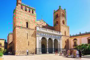 Z Palermo: transport vanem lub autobusem w obie strony do Monreale