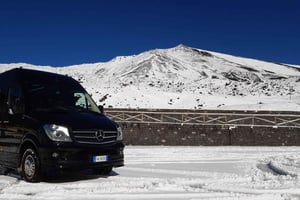 From Siracusa: Etna, Taormina, Isola Bella audio-guided tour