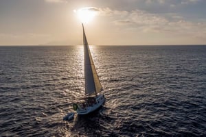 Vanuit Trapani: Dagtrip met een zeilboot naar Favignana & Levanzo