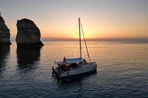 Lampedusa: Dolfijnen kijken met aperitief bij zonsondergang
