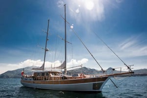 Lampedusa: Elegant dagsbådtur med frokost om bord