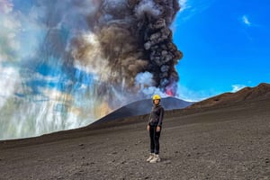 Etna: Vandretur til krateret på toppen for erfarne vandrere