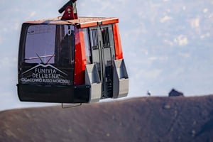 Mount Etna: Return Funivia dell'Etna Cable Car Ticket