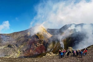 Etna: Vandre til kraterets top med kabelbane
