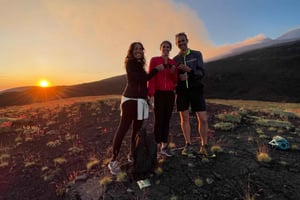 Monte Etna: Excursión al atardecer en bicicleta eléctrica