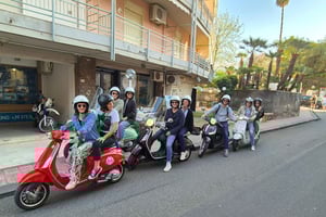 Panoramic Vespa tour of Taormina, Castelmola, and White Lotus locations