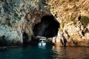 Tour en barco privado: Gruta del Amor-Taormina-Isola Bella-Grotta Azzurra