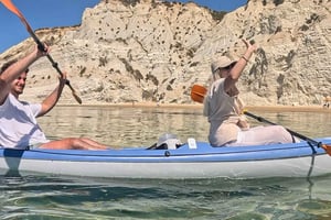 SCALA DEI TURCHI IM KAJAK – Abenteuer auf dem Meer mit Lehrer