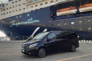 Landgang fra havnen i Messina: Taormina og Gudfaderens steder