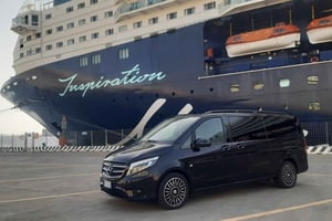 Strandtur från Messinas hamn: Taormina & Gudfaderns platser