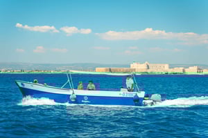 Syrakus: Privat bådtur til Ortigia og havgrotterne