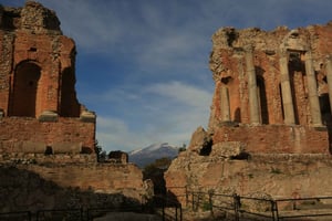 Taormina: toegangsbewijs voor het oude theater en rondleiding