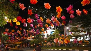 Fête de la Mi-Automne à Singapour