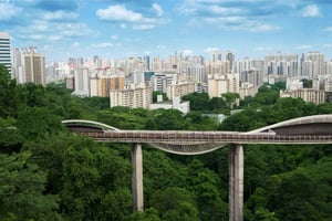 Singapore: Faber Peak rondleiding met gids en ontbijt