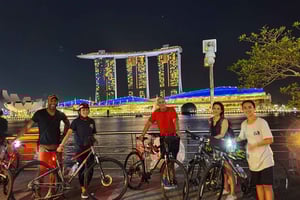 Singapore: Marina Bay Night Tour per fiets