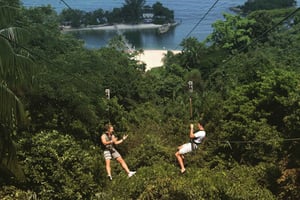 Sentosa Island: ticket voor Mega Adventure Park