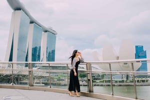 Singapore: privé-fotosessie met momenten in de stad