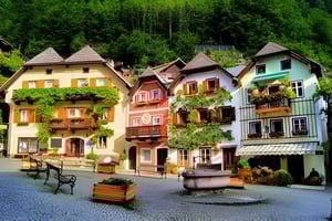 Da Bratislava: tour di 1 giorno a Hallstatt e Salisburgo