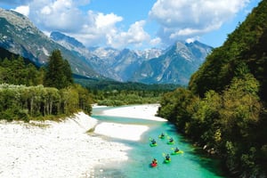 Bovec: Iconische kajaktocht op de Soča rivier +VRIJE FOTO