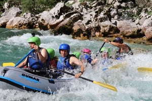 Bovec: Soča River Rafting Adventure med bilder og drikke
