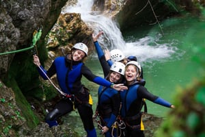 Bleder See: Canyoning- und Rafting-Tour mit Fotos und Videos