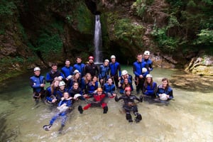 Bledsjön: Bohinj Valley Canyoning Tour med foton