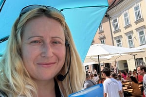 Ljubljana : Visite guidée en scooter électrique avec un guide de la région