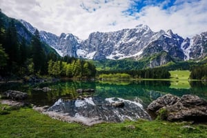 Depuis Bled : excursion hivernale au parc national du Triglav