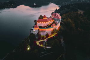 Von Zagreb: Private Tour nach Ljubljana, zum Bleder See und zur Burg