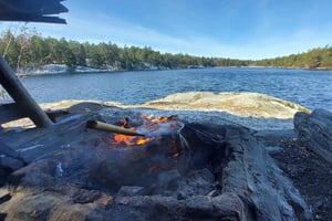 Hike, traditional food, guided wood burning outdoor sauna