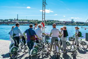 ストックホルム 3 時間プライベートガイド付き自転車ツアー