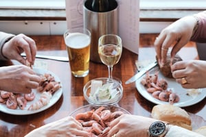 Stockholm All-You-Can-Eat Shrimp or Tacos Cruise & Coverband