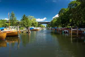 Стокгольм: Экскурсия на лодке по Ратушному каналу