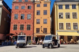 Достопримечательности Стокгольма на гольф-каре