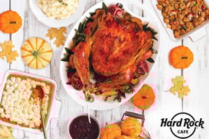 Стокгольм: обед в честь Дня Благодарения с десертом в Hard Rock Cafe