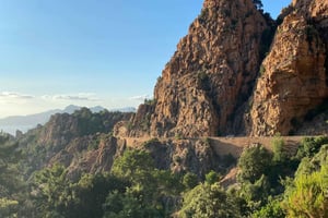 Corse : excursion d'une journée à Piana en minibus depuis Bastia