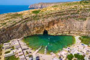 Maltalta: Gozo Jeep Tour lounaalla ja kuljetuksilla.